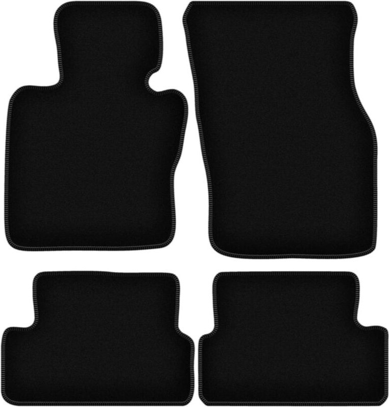 BASIC schwarze Veloursmatten für: Mini Countryman Fließheck (2014-)