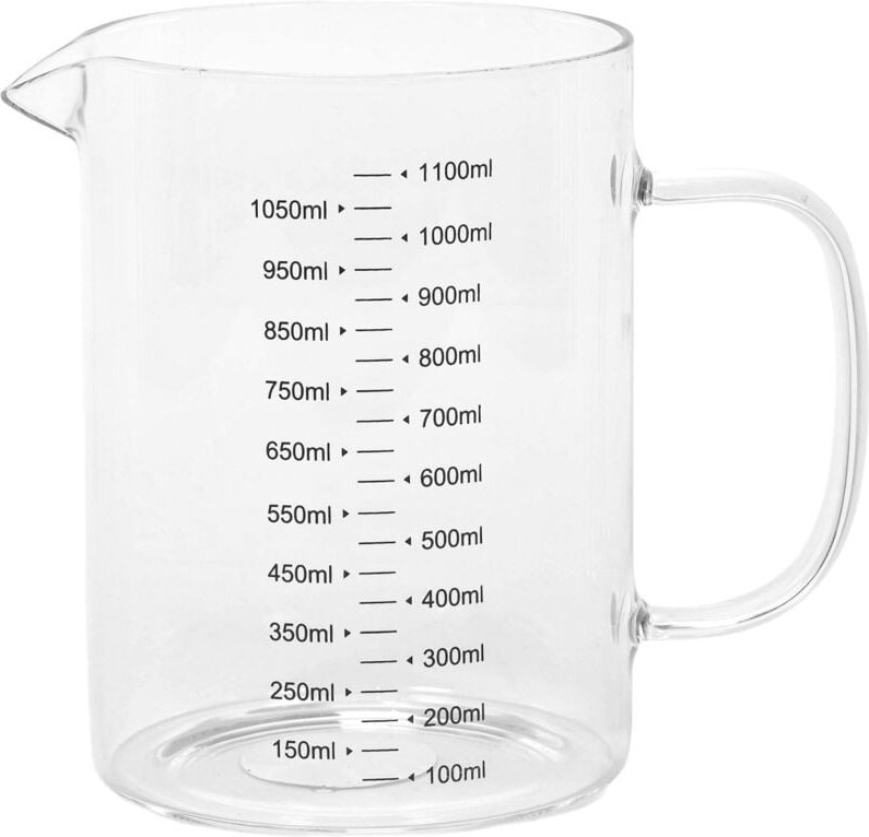 Excellent Houseware - Messkanne aus Glas zopa, 1 l