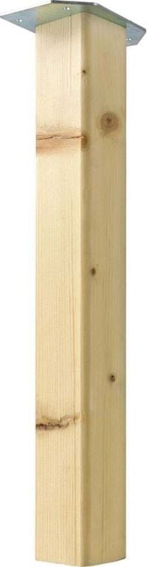 Tischbein Melta 5,0 x 42 cm Kiefer - 1 Stück Tischbeine - Hettich