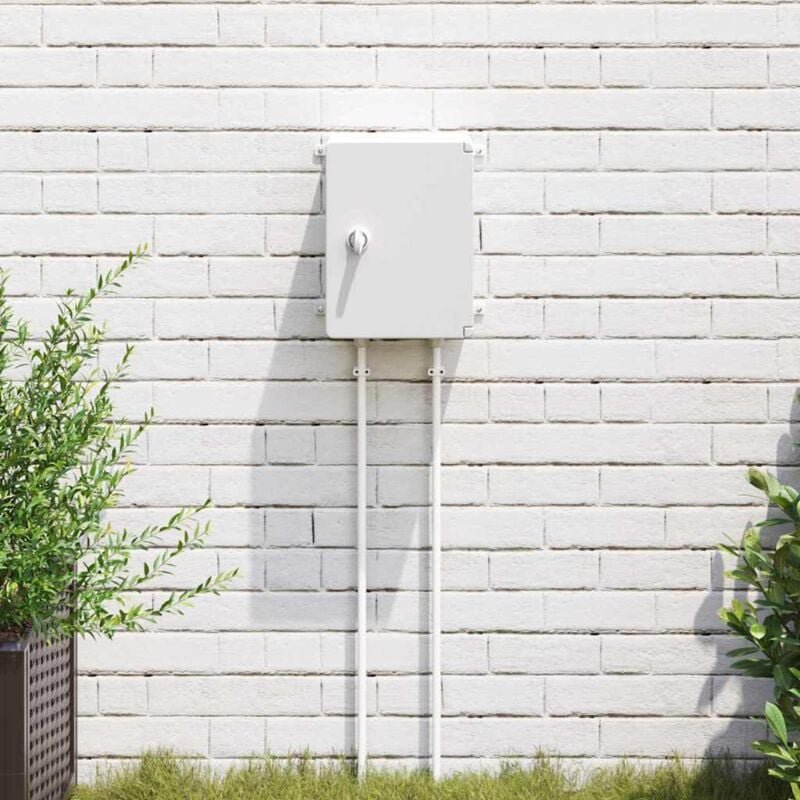 Steuerschrank Grau 21 x 13 x 28 cm Plastik Vidaxl