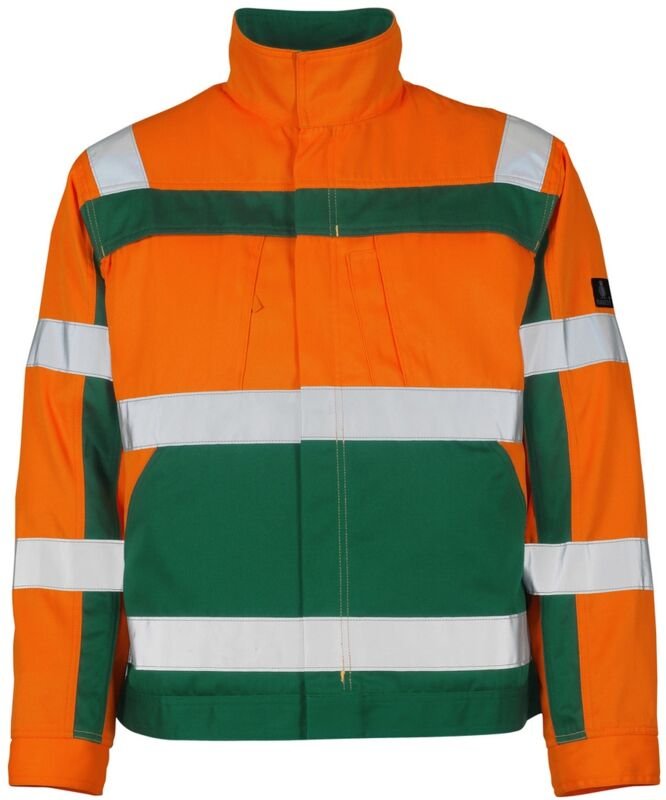 Thumbnail - Safe compete Warnschutzjacke Cameta Gr. 4XL orange/grün - Mascot