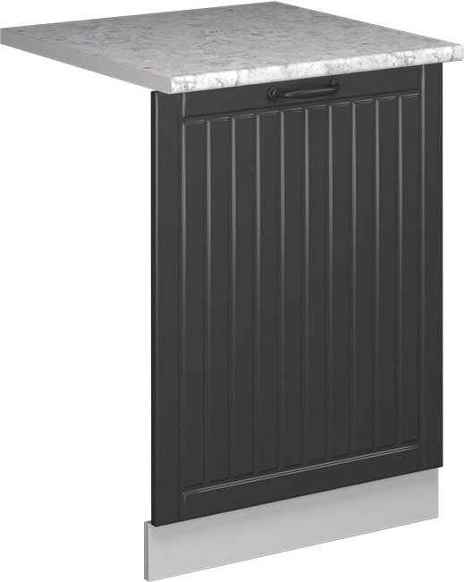 Vicco - Geschirrspülblende Fame-Line, Anthrazit Landhaus, 60 cm , ap Marmor