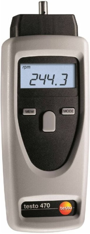 0563 0470 Drehzahlmesser optisch, mechanisch 1 - 19999 U/min 1 - 99999 U/min - Testo