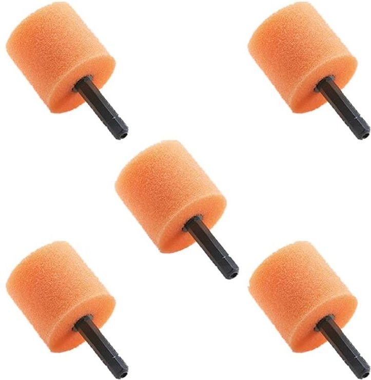 Flex - Polierschwamm pz-o Orange 35 hex 5 Stück, Zylinderform 517.771
