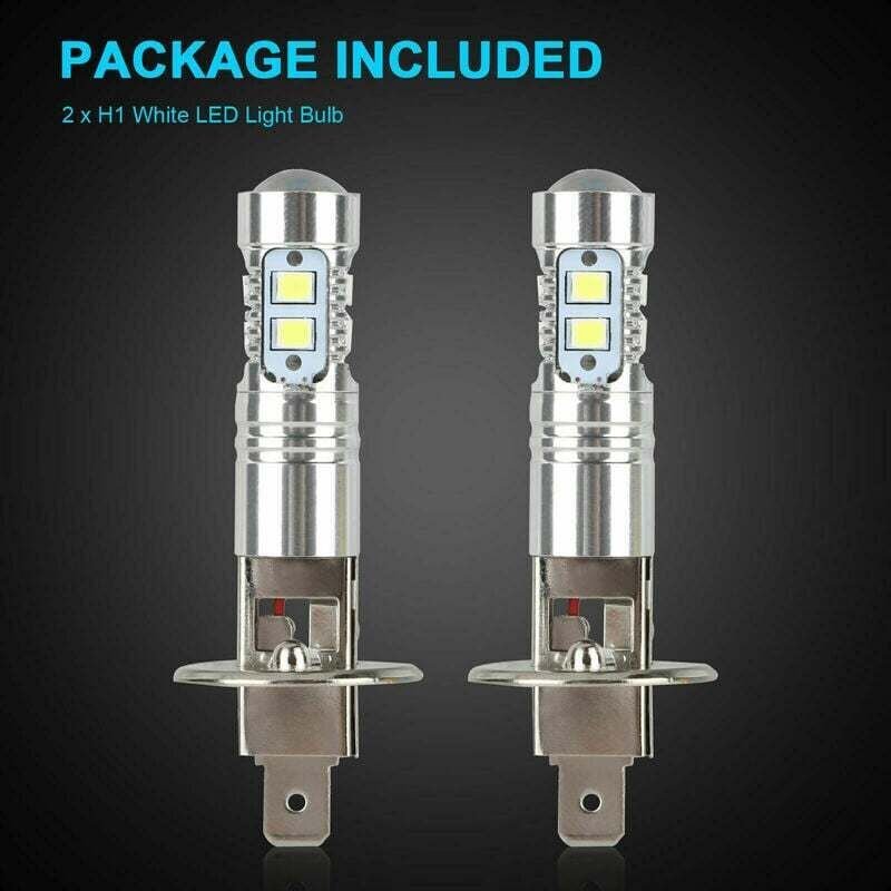 Thumbnail - Linghhang - 2 Stück (weißes Licht) H1 LED-Scheinwerferlampen 6000 k Fernlicht und Abblendlicht 100 w Nebelscheinwerfer H...