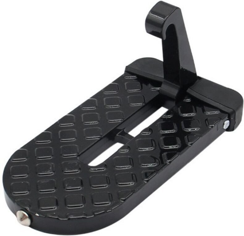 Autotürstufe, U-förmiges Fahrzeughakenpedal mit Sicherheitshammer, Trittbretter für den Zugang zum Jeep-Autodach (schwar...