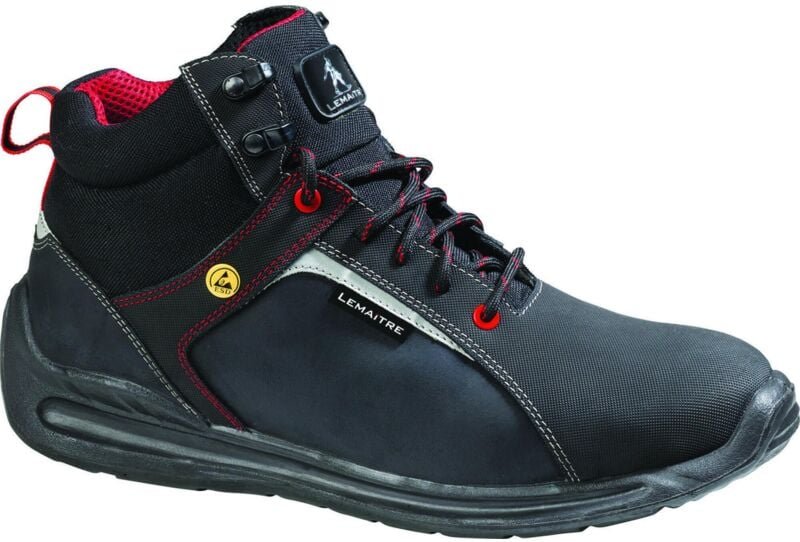 Hochsichere Sicherheitsschuhe SUPER X HIGH S3 CI ESD SRC Schwarz/Grau 37