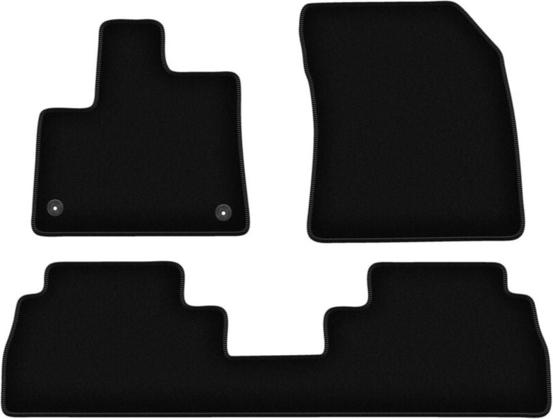 BASIC schwarze Veloursmatten für: Citroen Berlingo III Kombivan (2018-)