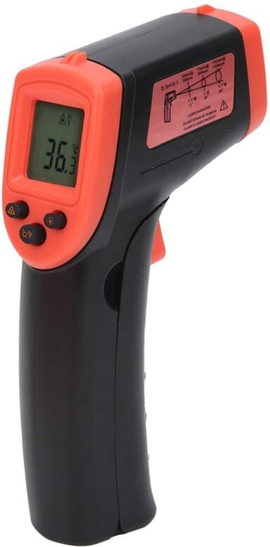 Ej.life - Infrarot-Thermometer, HW600 Berührungsloses LCD-Infrarot-Digital-Temperaturmessthermometer Zum Kochen, Infraro...