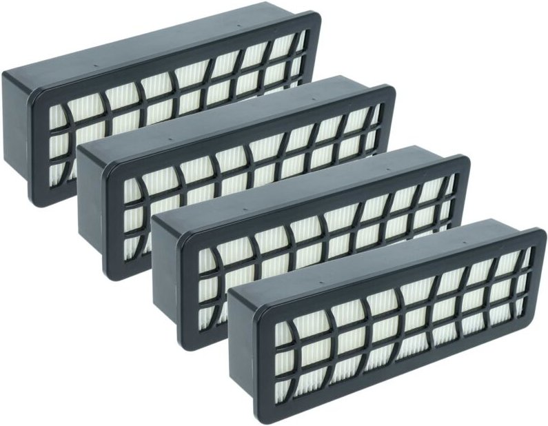 Thumbnail - vhbw 4x Staubsaugerfilter Ersatz für Zelmer ZVCA752S, 919.0080 für Staubsauger - HEPA-Filter Schwarz Weiß