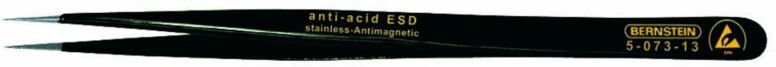 Tools for Electronics 5-073-13 SMD-Pinzette ss sa-esd Super-spitz, schmal 140 mm - Bernstein