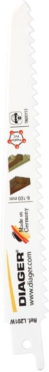 Thumbnail - Pack aus 5 Sägeblättern für Stichsägen, schnelles Schneiden für Holz/Plastik – L201W, Nutzlänge 130 mm, Gesamtlänge 150 ...