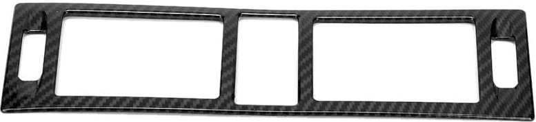 Eosnow Carbon Fiber Style Center Control Outlet Air Vent Frame Trim Passend für Mercedes Benz C-Klasse W204 2007–2010