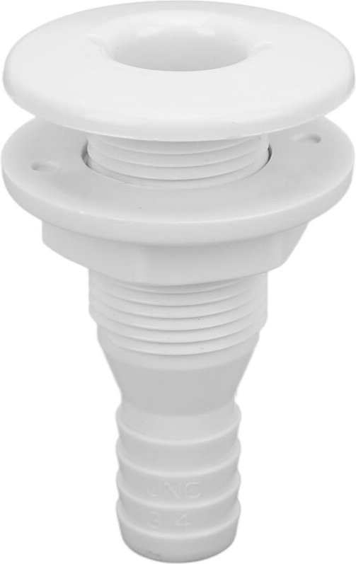 Boot-Durchgangsverbinder 3/4 Zoll ABS-Kunststoffschlauchkupplung Abflussauslass-ZubehörWeiß - Ej.life
