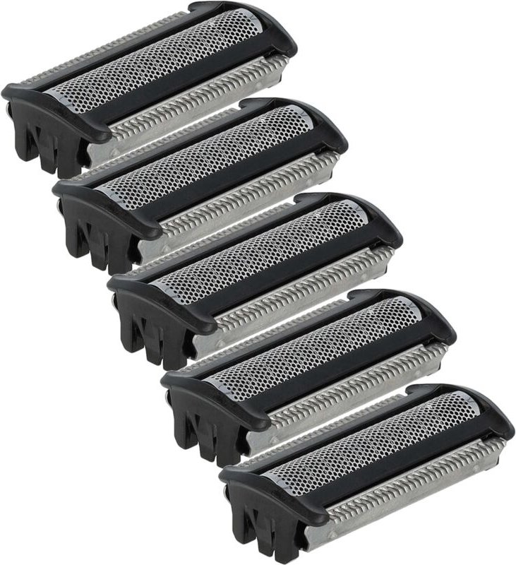 5x Ersatz-Scherköpfe kompatibel mit Philips Click & Style S500/700 BG2023, BG2022, BG2024 Elektrorasierer, Schwarz Silbe...