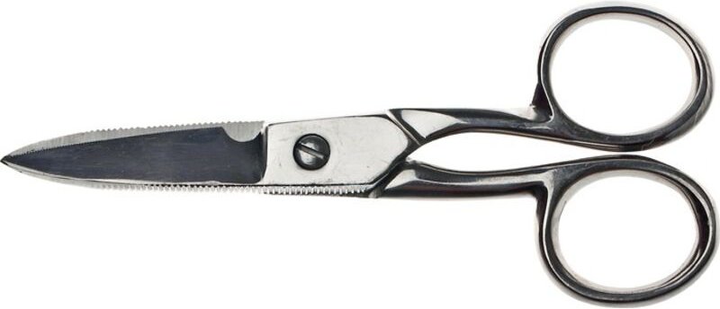 Telefon-/Elektrikerschere Länge 125 mm rostfrei