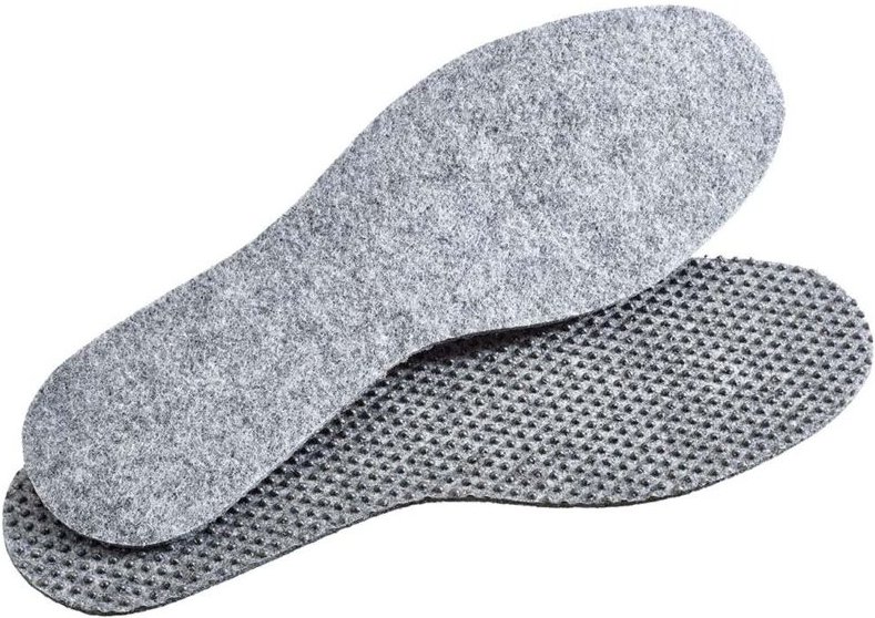 Filz-Einlegesohlen Standard Größe 37