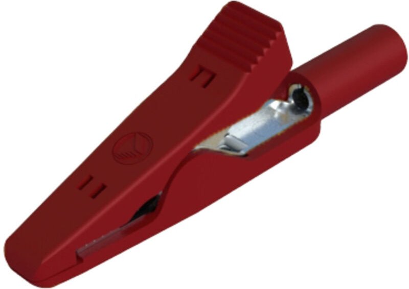 Thumbnail - Sks Hirschmann - ma 1 s rt Krokodilklemme Steckanschluss 2 mm Ohne Messkategorie Rot