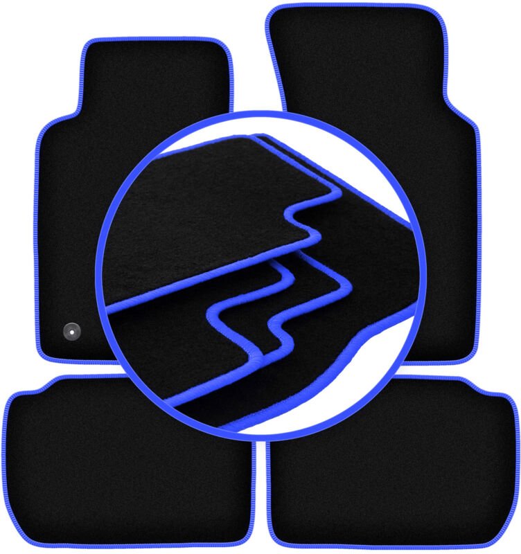 CARLUX-BLUE Autofußmatten für: Ford Sierra Kombi, Limousine, Liftback (1982-1993)