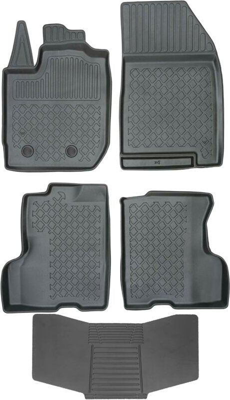 Matten ARISTAR 603060 + ABDECKUNG 251992 - Dacia Duster II 2WD 4WD 2018-2024 STOP. MONTAGE RN Fahrer