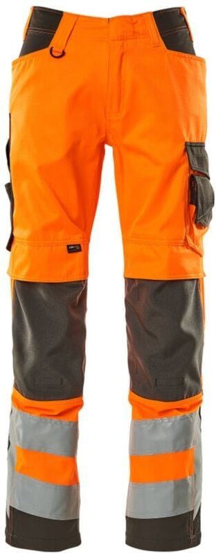 Safe supreme leichte Warnschutz-Sommerhose 20879 Gr. 90C47 hi-vis orange/dunkelanthrazit - Mascot