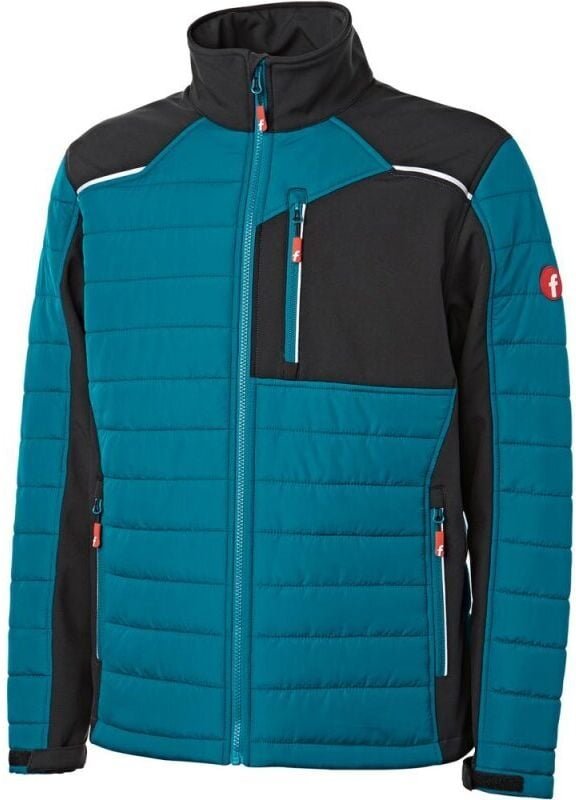 Hybrid-Steppjacke petrol/schwarz Gr. 3XL Fortis