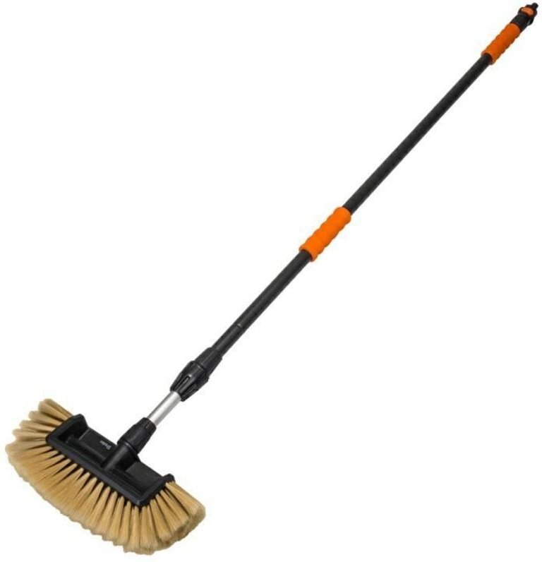 Teleskop Waschbürste mit Soft-Ventil 4-Fach 150-250 cm