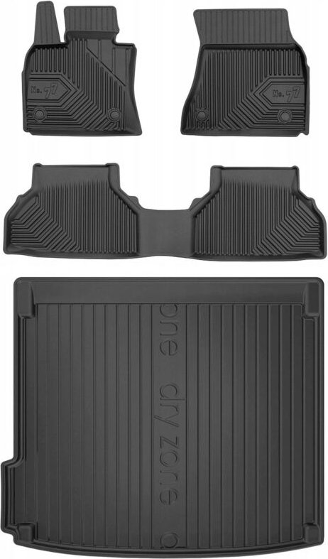 SET 77 Gummimatten und Abdeckung BMW X6 E71 2008-2014