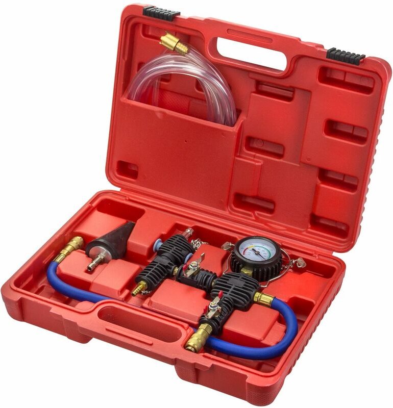 Dema - kfz Kühlsystem Kühlmittel Kühler Entlüfter Vakuum Entleer- und Befüll-Set