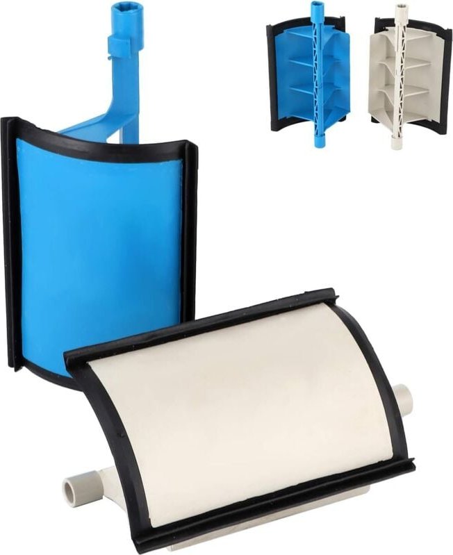 Reparaturzubehör für AC-Heizungsjalousien, Klimaanlagenteile, Dual-Zone-Kit mit Schwamm 6480E3, kompatibel mit 407 04 16...