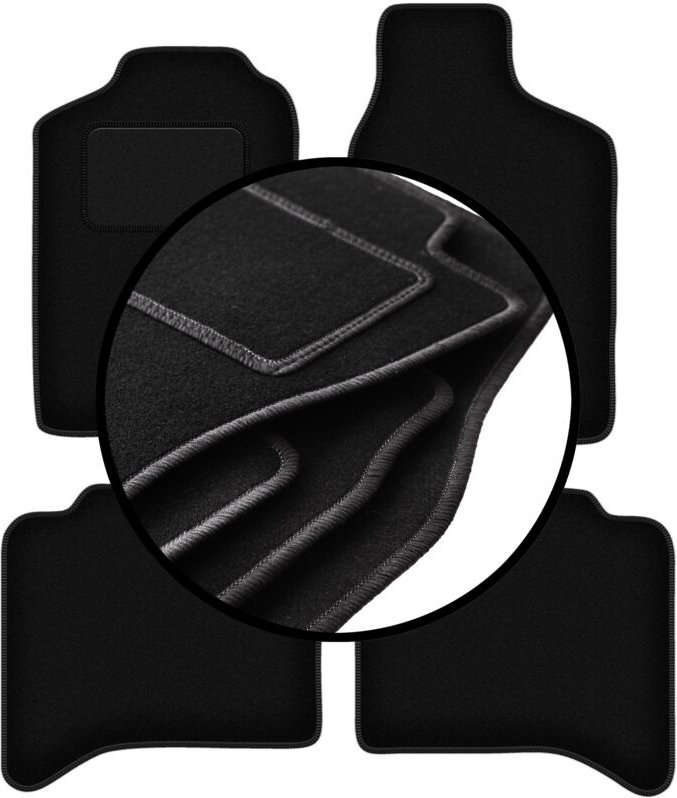 Komplettset Veloursmatten für: Opel Frontera B 5 Türen (1998-2006)