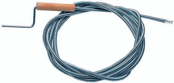 Federrohrschneider Ø7 mm x 3,5 m für die Rohrreinigung