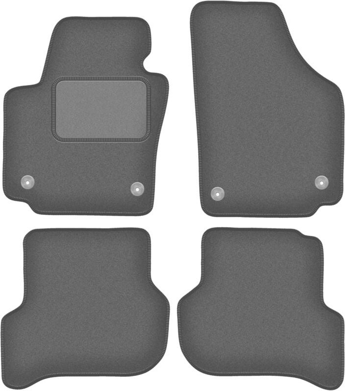 Graphit-Fußmatten für: Seat Altea Minivan (08.2008-2015)