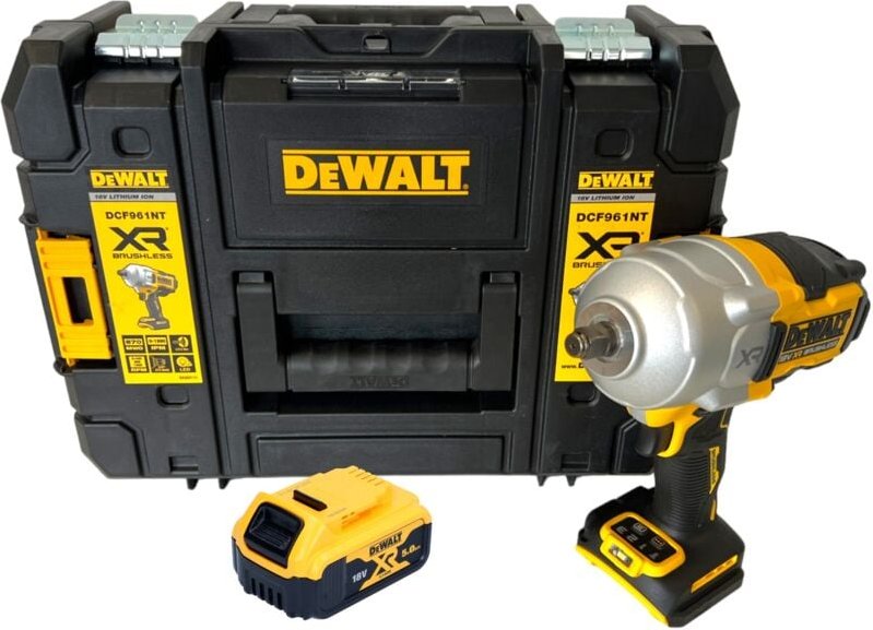 Dcf 961 nt Akku Schlagschrauber 18 v 1632 Nm 1/2' Brushless + 1x Akku 5,0 Ah + tstak - ohne Ladegerät - Dewalt