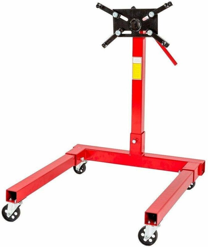 NEES-04 motorständer motorhalter motorkran motor montageständer stahl tragkraft 680KG - Varan Motors