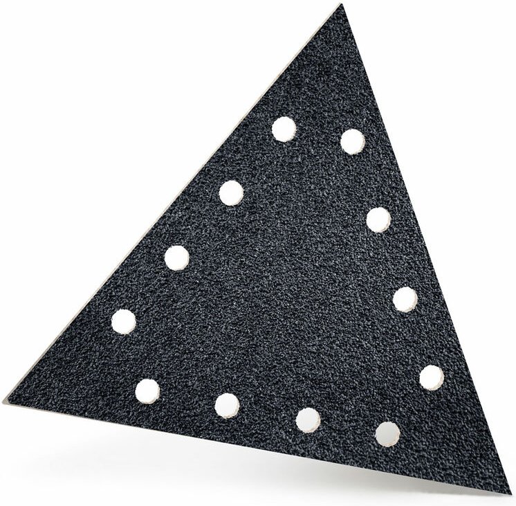 Black Klett-Schleifscheiben, 290 x 250 mm, 12-Loch, f. Trockenbauschleifer, Siliciumcarbid (10 Stk.) K16 - Menzer