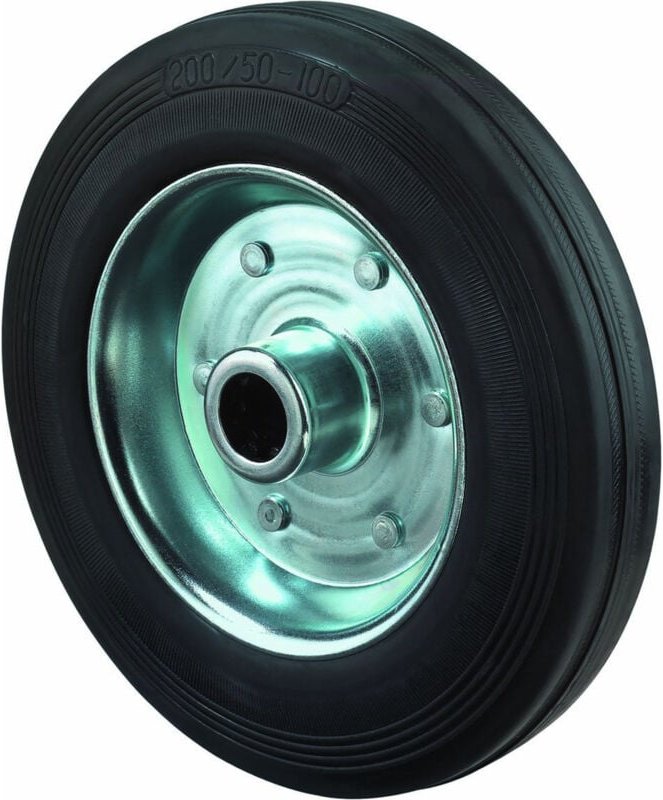 Gummirad 160mm Stahlblech Rollenkorblager - Bs Rollen