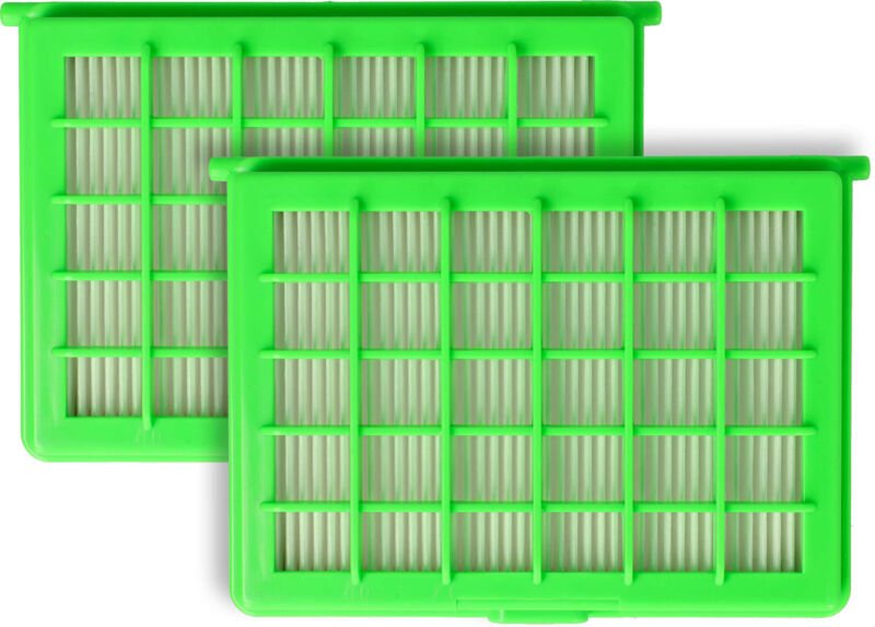 Filterset 2x Staubsaugerfilter kompatibel mit Rowenta Compacteo RO2423, RO1795, RO1783, ro 178501/4 Q0 Staubsauger - hep...