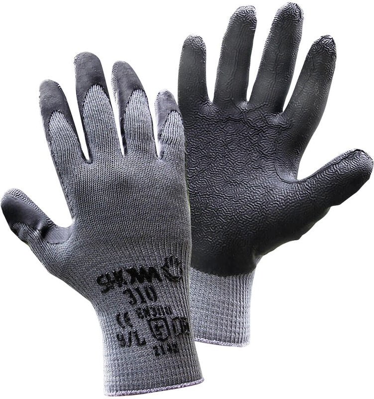 Thumbnail - Grip Black 14905-7 Baumwolle, Polyester Arbeitshandschuh Größe (Handschuhe): 7, s en 388 cat - Showa