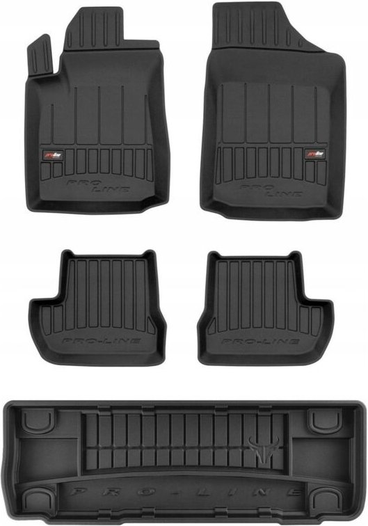 Thumbnail - 3D SET Fußmatten und Kofferraummatte Citroen C2 1 Fließheck 2003-2009