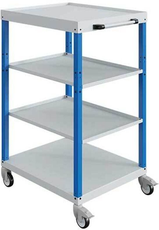 Werkstattwagen anthrazit - 4 Platten 700x1215mm - Belastung 150kg - W020060016-GAGC