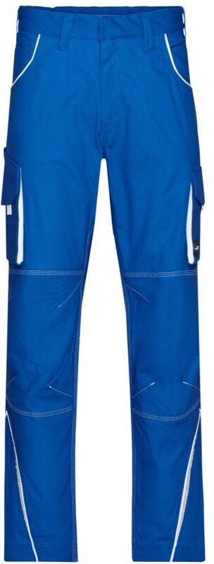 James & Nicholson Funktionelle Arbeitshose JN847 Gr. 27 royal/white