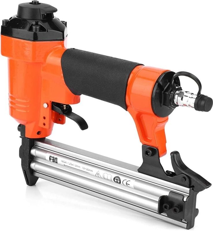 Pneumatische Nagelpistole, Luftnagelpistole aus Stahlguss in Industriequalität F30 Pneumatischer gerader Nagelhefter, pn...