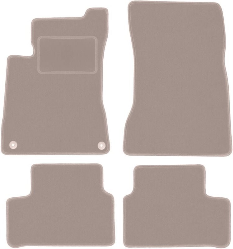 Beige Veloursmatten für: Mercedes A W177 Fließheck, Limousine (2018-)