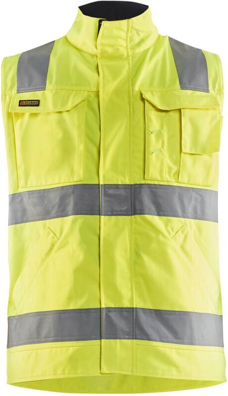 Warnweste ohne Ärmel Hochsichtbarkeit 8505 - Neon Gelb/Navy 4XL