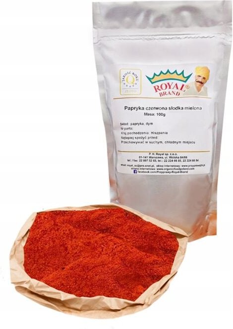 Süßer gemahlener roter Paprika 100 g Spanisches aromatisches Gewürz