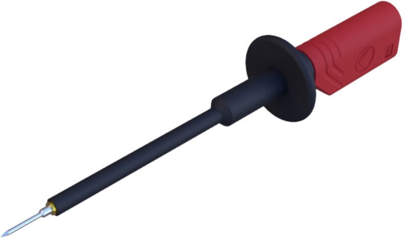 Sks Hirschmann - pruef 1610 ft Au rt Sicherheits-Prüfspitze Steckanschluss 2 mm cat ii 1000 v Rot 1