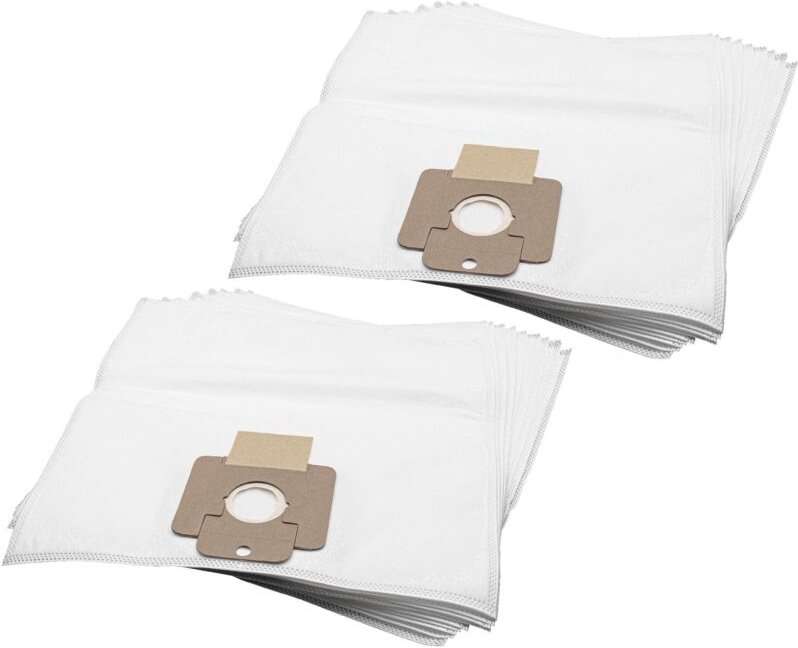 20x Staubsaugerbeutel kompatibel mit Nilfisk Supreme lcd, 100, 150, 250 Staubsauger - Mikrovlies, 44cm x 36cm, Weiß - Vh...