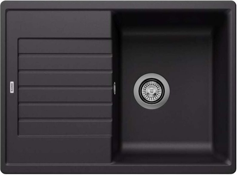 Zia 45 - Silgranitspüle, 68x50 cm, Compact, Schwarz 526009 - Blanco