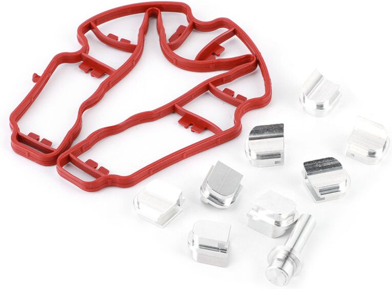 Jeffergarden - Kit zum Löschen des Ansaugkrümmers aus Aluminiumlegierung, zum Entfernen der Läuferklappe, passend für tt...